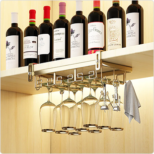 Wine Glass Rack Upside Down